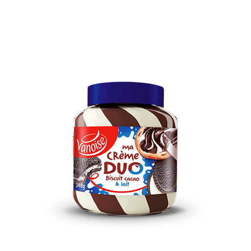 Crème DUO biscuit cacao & lait Dr. Oetker Vanoise