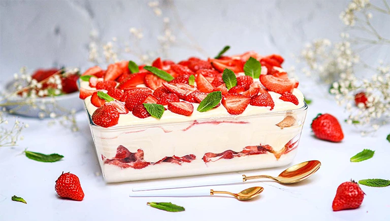 Fraisier façon tiramisu